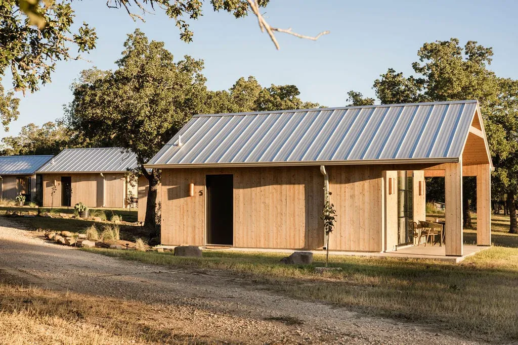 Side view of a private Serana cabin